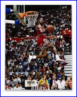 Michael Jordan Chicago Bulls NBA Signed 8x10 Basketball Photo Autographed withCOA
