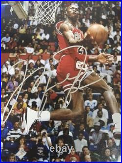 Michael Jordan Chicago Bulls NBA Signed 8x10 Basketball Photo Autographed withCOA