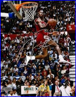 Michael Jordan Chicago Bulls NBA Signed 8x10 Basketball Photo Autographed withCOA