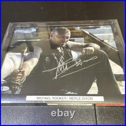 Michael Rooker Merle Dixon Signed 11x14 Photo Beckett Auth (Walking Dead S1)