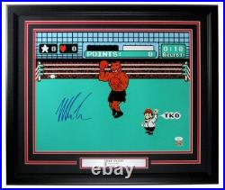 Mike Tyson Punch Out Signed/Autographed 16x20 Photo Framed JSA 159550