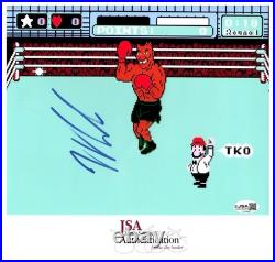 Mike Tyson Signed 8x10 Knockout Video Game Boxing Photo Autographed JSA COA