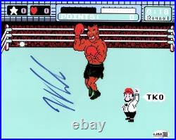Mike Tyson Signed 8x10 Knockout Video Game Boxing Photo Autographed JSA COA
