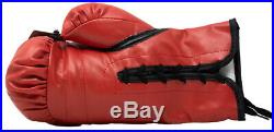 Mike Tyson Signed Red Everlast Right Hand Boxing Glove Silver JSA