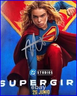Milly Alcock Signed SUPERGIRL 8x10 Authentic Original Autograph + COA
