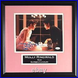 Molly Ringwald autographed inscribed framed 8x10 photo Sixteen Candles JSA