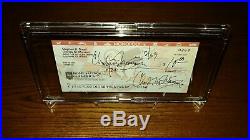 Monopoly Check signed by Charles Manson two times Dated 8/69