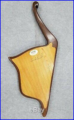 Mr Spock Star Trek Vulcan Lyre Harp autographed by Dominick Giovanniello 1980's