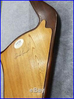 Mr Spock Star Trek Vulcan Lyre Harp autographed by Dominick Giovanniello 1980's