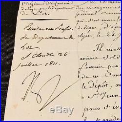 NAPOLEON BONAPARTE BAS War Dated AUTOGRAPH Manuscript SIGNED 1811 Deserters