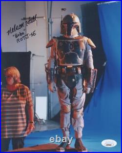 NELSON HALL Signed STAR WARS 8x10 BOBA FETT Authentic Autograph Photo JSA COA