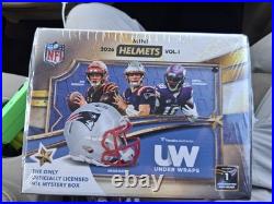 NFL 2026 Under Wraps Autographed Replica Mini Helmets Vol 1 Mystery Box Fan Auth
