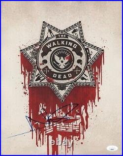 NORMAN REEDUS Signed THE WALKING DEAD Daryl 11x14 Photo Autograph JSA COA Cert