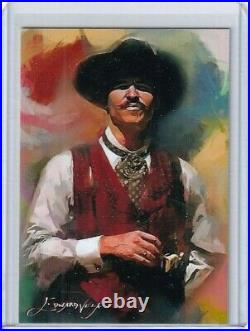 NV30 TOMBSTONE Val Kilmer #1 Doc Holliday Art Card Hand Signed by Artist # 1/50