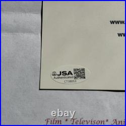Nancy Cartwright Signed Card The Simpsons Voice of Bart Simpson JSA COA Letter