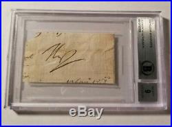 Napoleon Bonaparte Autograph Cut BAS Beckett Authenticated Signed Auto Signature