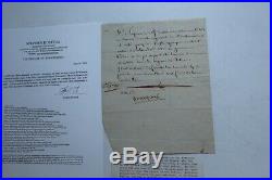Napoleon Bonaparte Early Signed Document With His Italian Name Buonaparte Coa