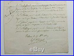 Napoleon Bonaparte Signed Document Regiments Of Dragoons Dated December 17, 1809