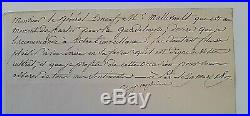 Napoleon Bonaparte Wife Josephine Signed Letter Dated 3- 29, 1807 Coa From Psa