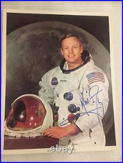 Neil Armstrong 1st Man on the Moon. Apollo Astronaut. 8 by 10 Signed Photo