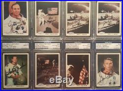 Neil Armstrong Buzz Aldrin John Young Signed Autographed All 12 MOONWALKERS PSA