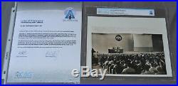 Neil Armstrong Family Collection Owned Press Photo Signed COA CAG Apollo 11 Moon