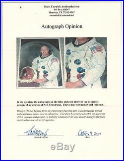 Neil Armstrong Signed Autographed 8x10 NASA Photo with Scott Cornish LOA