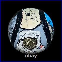 Neil Armstrong signed Baseball JSA Painted Carter X Apollo 11 Moonwalker Auto Y7