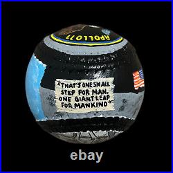 Neil Armstrong signed Baseball JSA Painted Carter X Apollo 11 Moonwalker Auto Y7