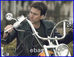 Nicolas Cage Signed Autograph Ghost Rider 11x14 Photo Beckett Bas