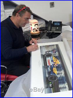 Nigel Mansell SIGNED Williams Formula 1 FW14B Art Giclee Anthony Dobson 100x50cm
