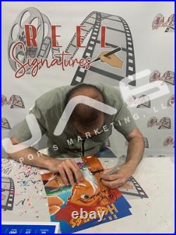 Nik Ranieri Bob Bergen signed autographed inscribed 11x14 photo Hercules JSA COA