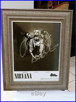 Nirvana Kurt Cobain DGC Promo Signed with LOA