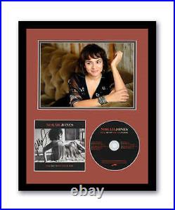 Norah Jones Autograph Signed 11x14 Framed CD Photo Pick Me Up Off The Floor ACOA
