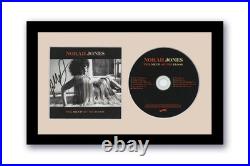 Norah Jones Autograph Signed 7x12 Custom Framed CD Pick Me Up Off The Floor ACOA