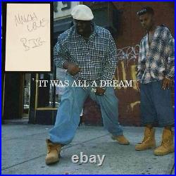 Notorious Big Biggie Signed Autograph Index Card JSA COA Rarest Hip Hop Tupac