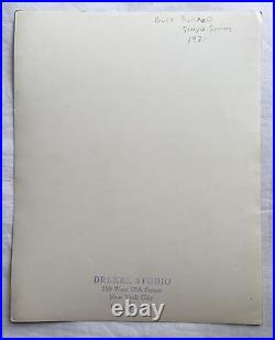 ORIGINAL BUFF BULLARD AUTOGRAPH SIGNED 8 x 10 1930s WARDROBE MISTRESS COLLECTION