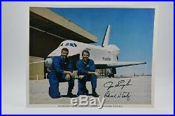 Official NASA ALT (Orbiter101) 8x10 Autopen Signed by Joe Engle & Richard Truly
