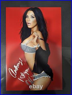 Olivia Munn signed autograph with unique inscription 12x18