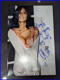 Olivia Munn signed autograph with unique inscription 12x18