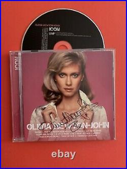 Olivia Newton-John SIGNED CD Universal Music ICON Series