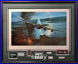 Operation Chastise by Robert Taylor with Dambusters autographs, FRAMED