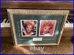 Original Autographed Photograph Lucille Ball Signed, Framed