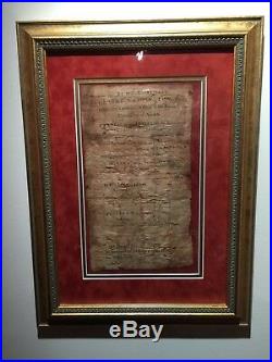 Original George Washington Signed Revolutionary War Document from 1783
