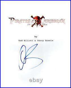 Orlando Bloom Signed Pirates Of The Caribbean At Worlds End Script Autograph Coa