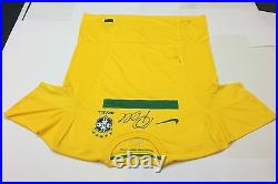 PELE AUTOGRAPHED BRASIL JERSEY Signed by HOF Soccer Legend Collectible