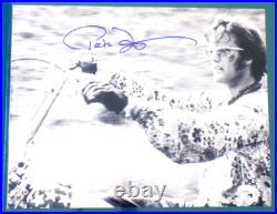 PETER FONDA Signed Autograph Auto Easy Rider 11x14 B&W Photo JSA? COA