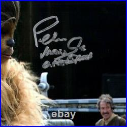 PETER MAYHEW Signed STAR WARS Chewbacca 11x14 Photo BECKETT BAS #D55759