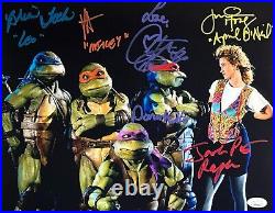 Pais Tochi Feldman Rist Hoag autographed signed inscribed 11x14 photo JSA TMNT