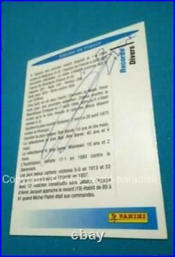 Panini Zidane Card Psa 9 Ultra Rare France 1996 Autographe Authentic Signed